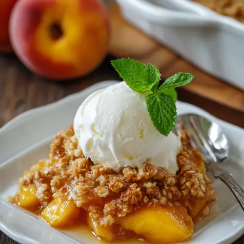 Peach Crisp Recipe