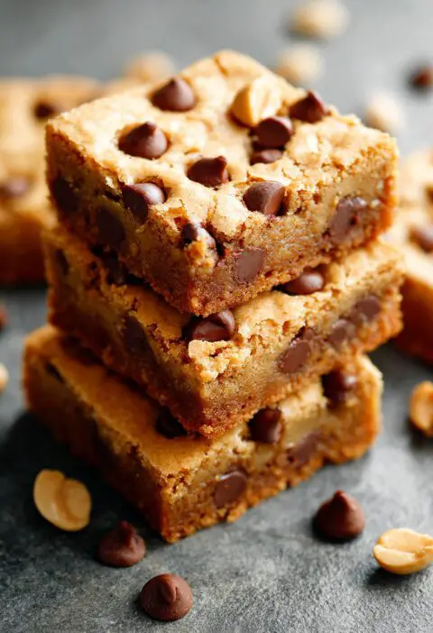 Peanut Butter Blondies Recipe