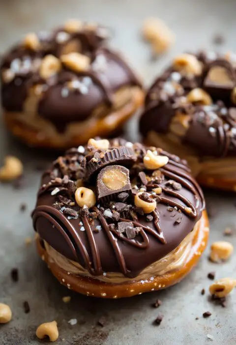 Peanut Butter Cup Pretzels Recipe