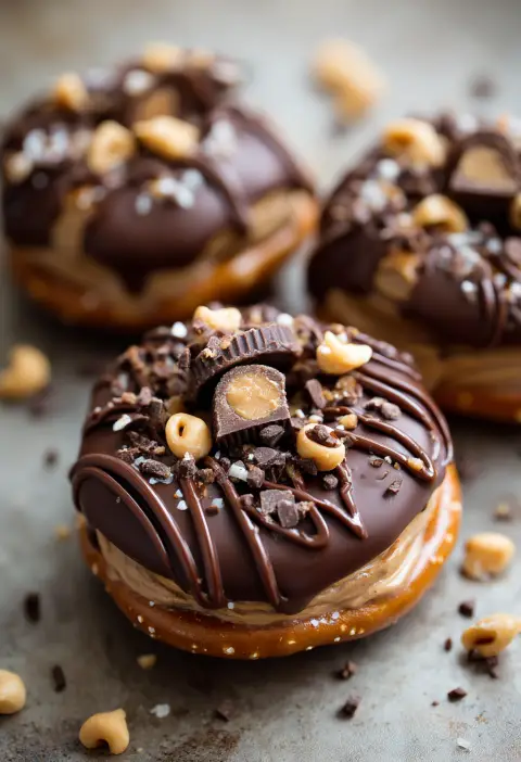 Peanut Butter Cup Pretzels Recipe