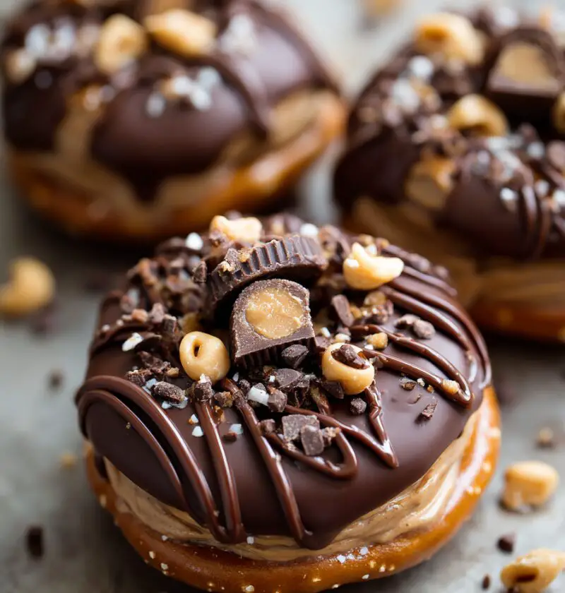 Peanut Butter Cup Pretzels Recipe