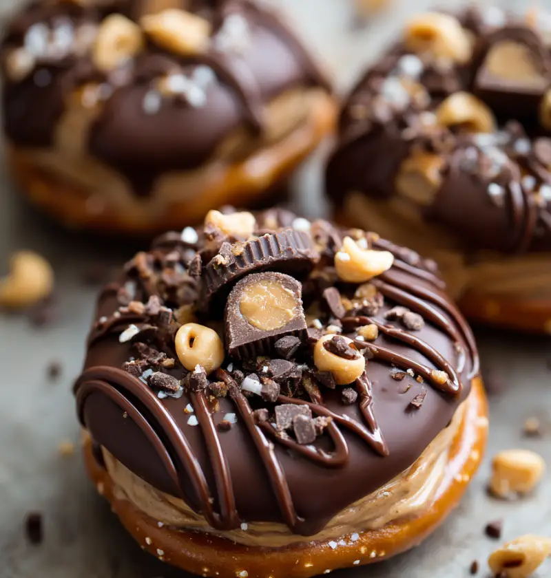 Peanut Butter Cup Pretzels Recipe