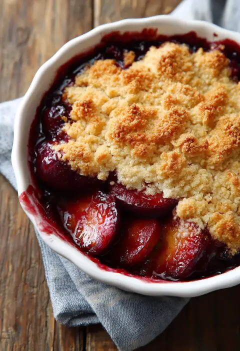 Plum Cobbler Recipe