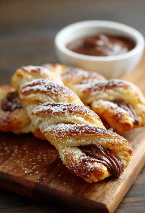Puff Pastry Nutella Twist Recipe
