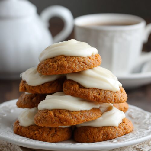 Pumpkin Cookies with Cream Cheese Frosting Recipe