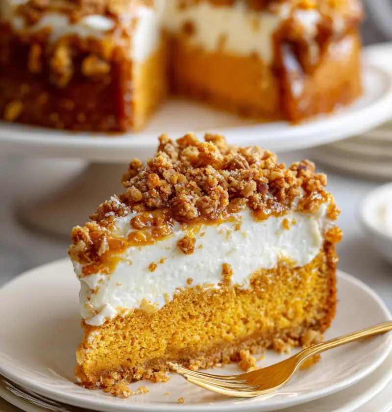 Pumpkin Crunch Cake Recipe