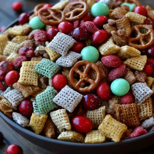 Reindeer Chow Snack Mix Recipe