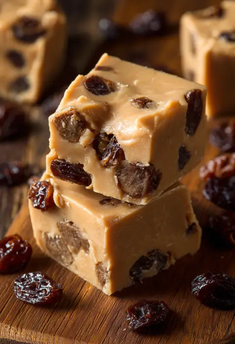Rum Raisin Fudge Recipe