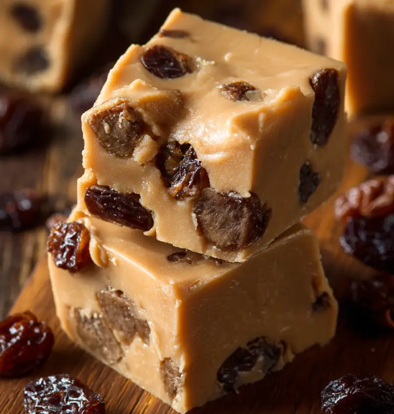 Rum Raisin Fudge Recipe