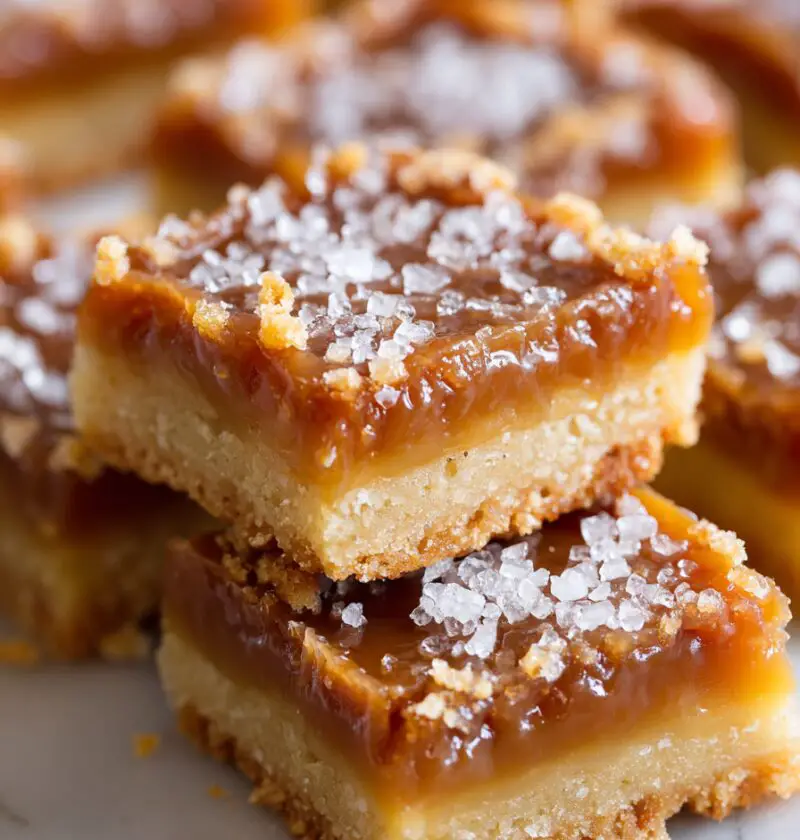 Salted Caramel Butter Bars Recipe