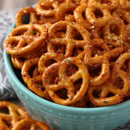 Spicy Ranch Seasoned Pretzels Recipe