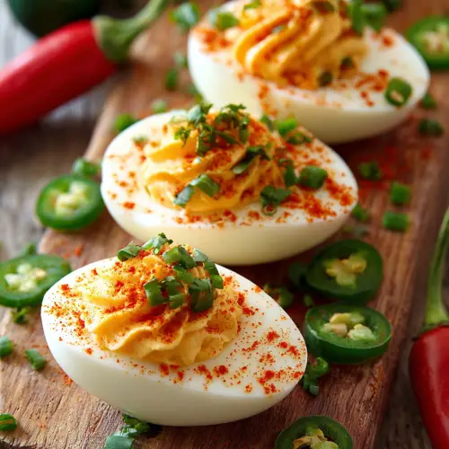 Sriracha Deviled Eggs Recipe