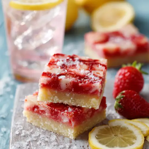 Strawberry Lemonade Bars Recipe
