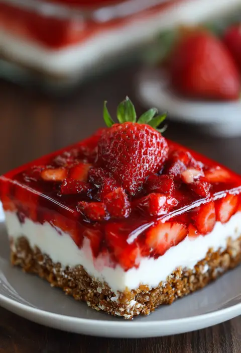Strawberry Pretzel Salad Recipe