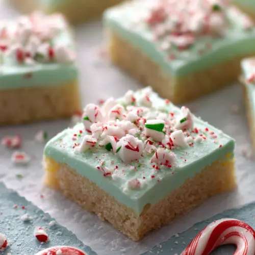 Sugar Cookie Bars with Peppermint Frosting Recipe