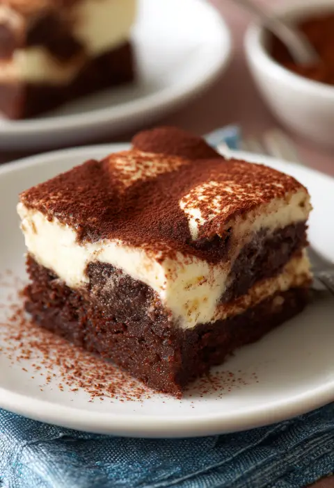 Tiramisu Brownies Recipe