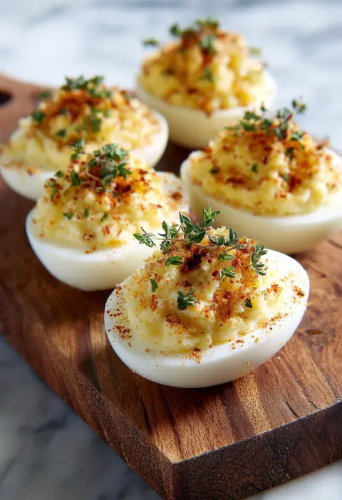 Truffle Deviled Eggs Recipe