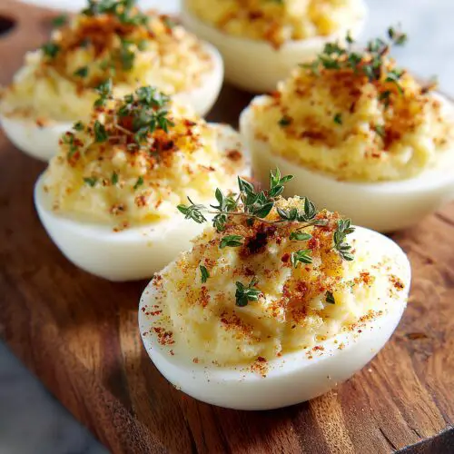 Truffle Deviled Eggs Recipe