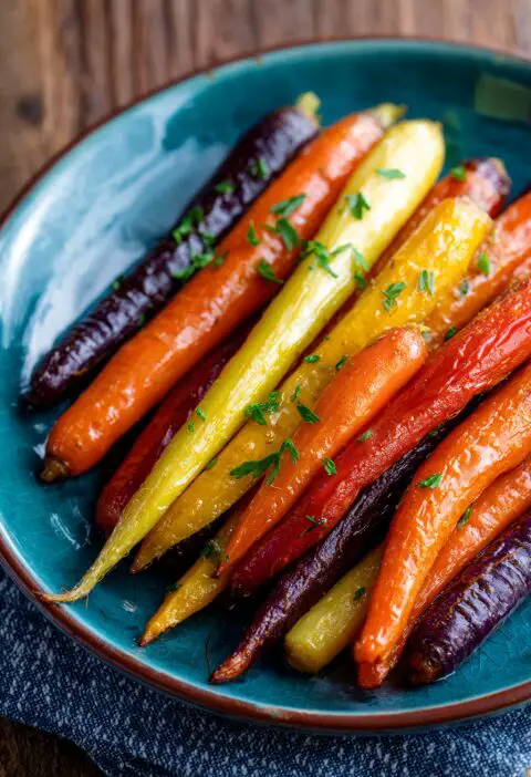 Air Fryer Rainbow Carrots Recipe