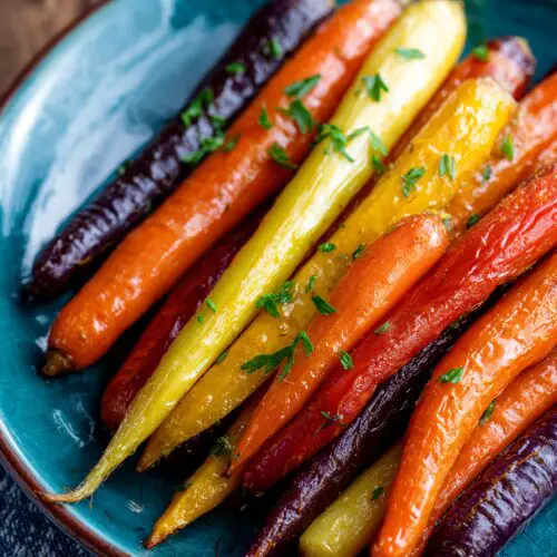 Air Fryer Rainbow Carrots Recipe