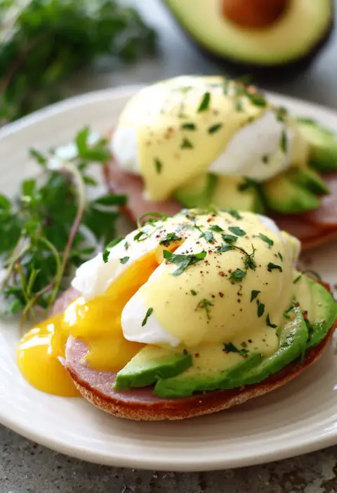 Avocado Eggs Benedict Recipe