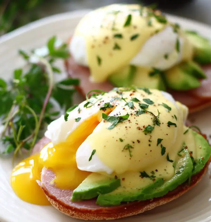 Avocado Eggs Benedict Recipe