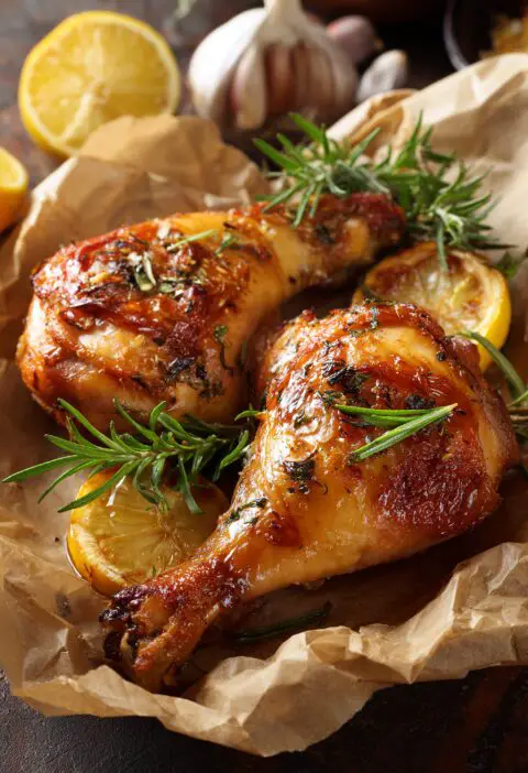Baked Chicken Hindquarters Recipe
