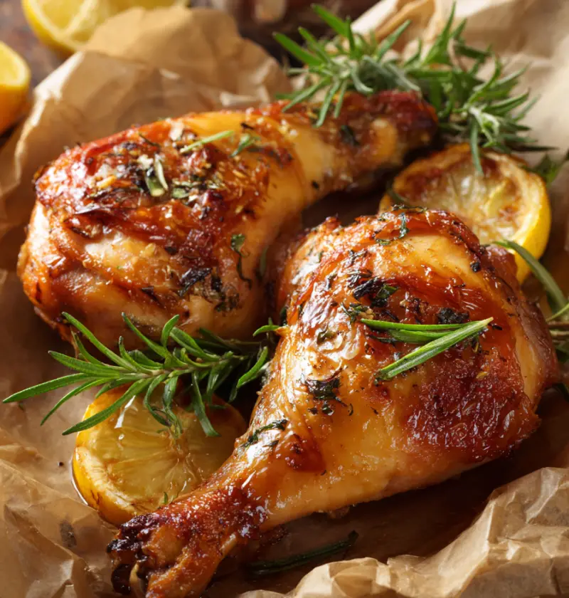 Baked Chicken Hindquarters Recipe