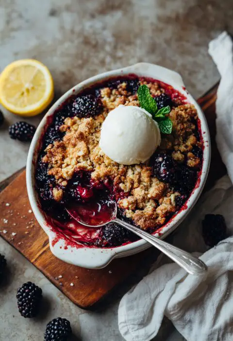 Blackberry Crisp Recipe