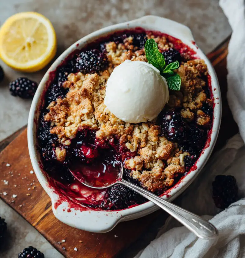 Blackberry Crisp Recipe