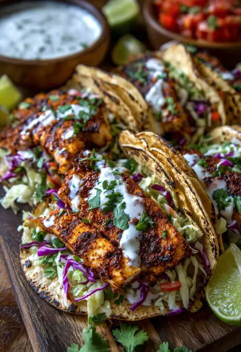 Blackened Fish Tacos Recipe