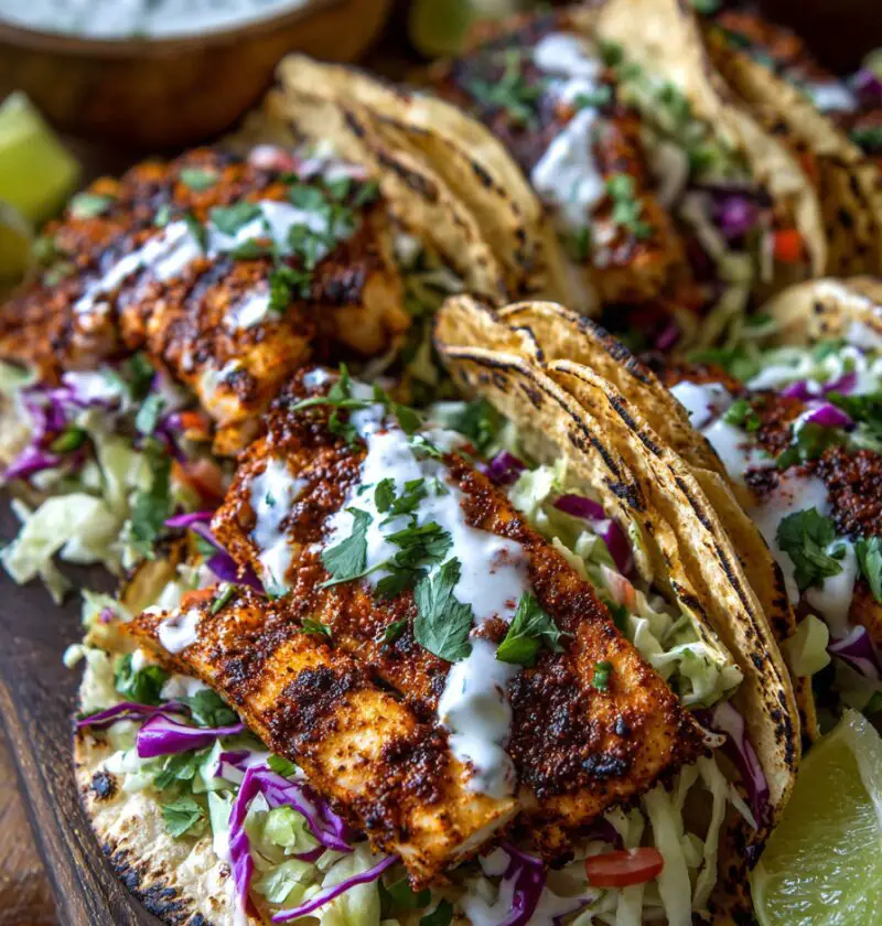 Blackened Fish Tacos Recipe