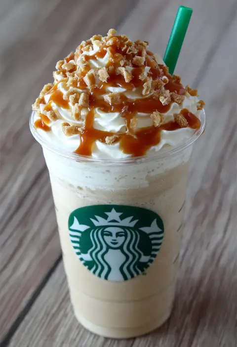 Caramel Ribbon Crunch Frappuccino Recipe