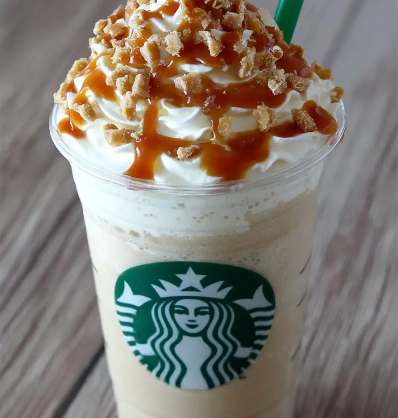Caramel Ribbon Crunch Frappuccino Recipe