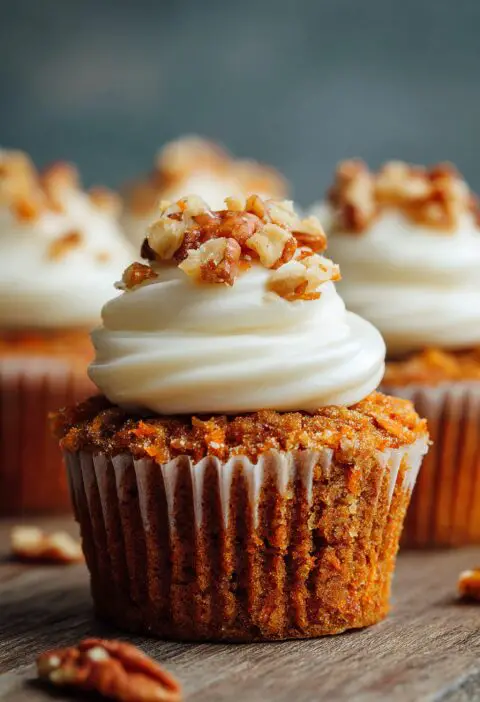 Carrot Cake Cupcakes Recipe