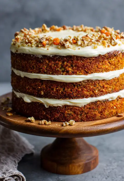 Carrot Cake With Cream Cheese Frosting Recipe