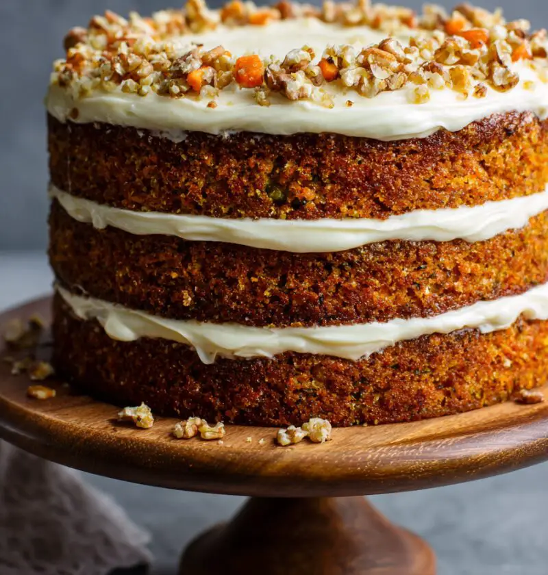 Carrot Cake With Cream Cheese Frosting Recipe