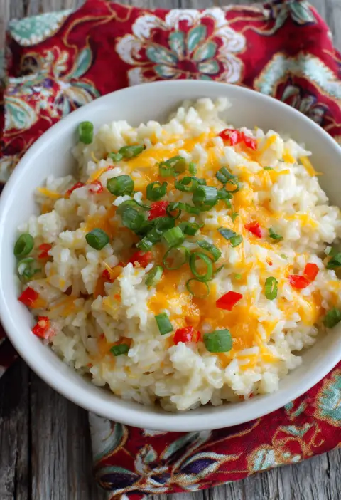 Cheesy Rice Recipe