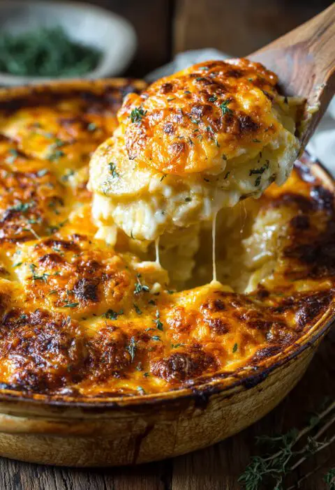 Cheesy Scalloped Potatoes Recipe