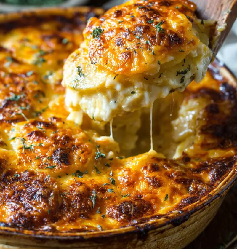 Cheesy Scalloped Potatoes Recipe