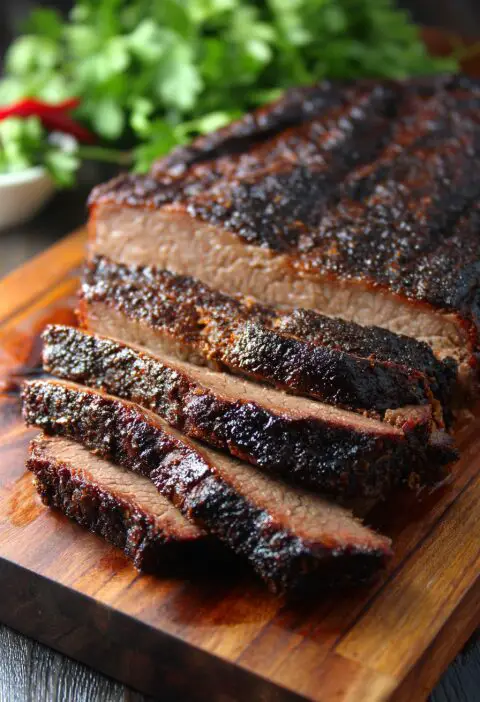 Coffee Rubbed Smoked Brisket Recipe