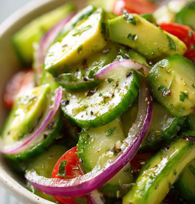 Cucumber Avocado Salad Recipe