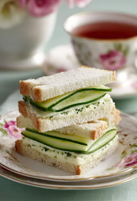 Cucumber Tea Sandwiches Recipe