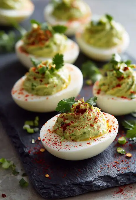 Deviled Eggs With Avocado Recipe