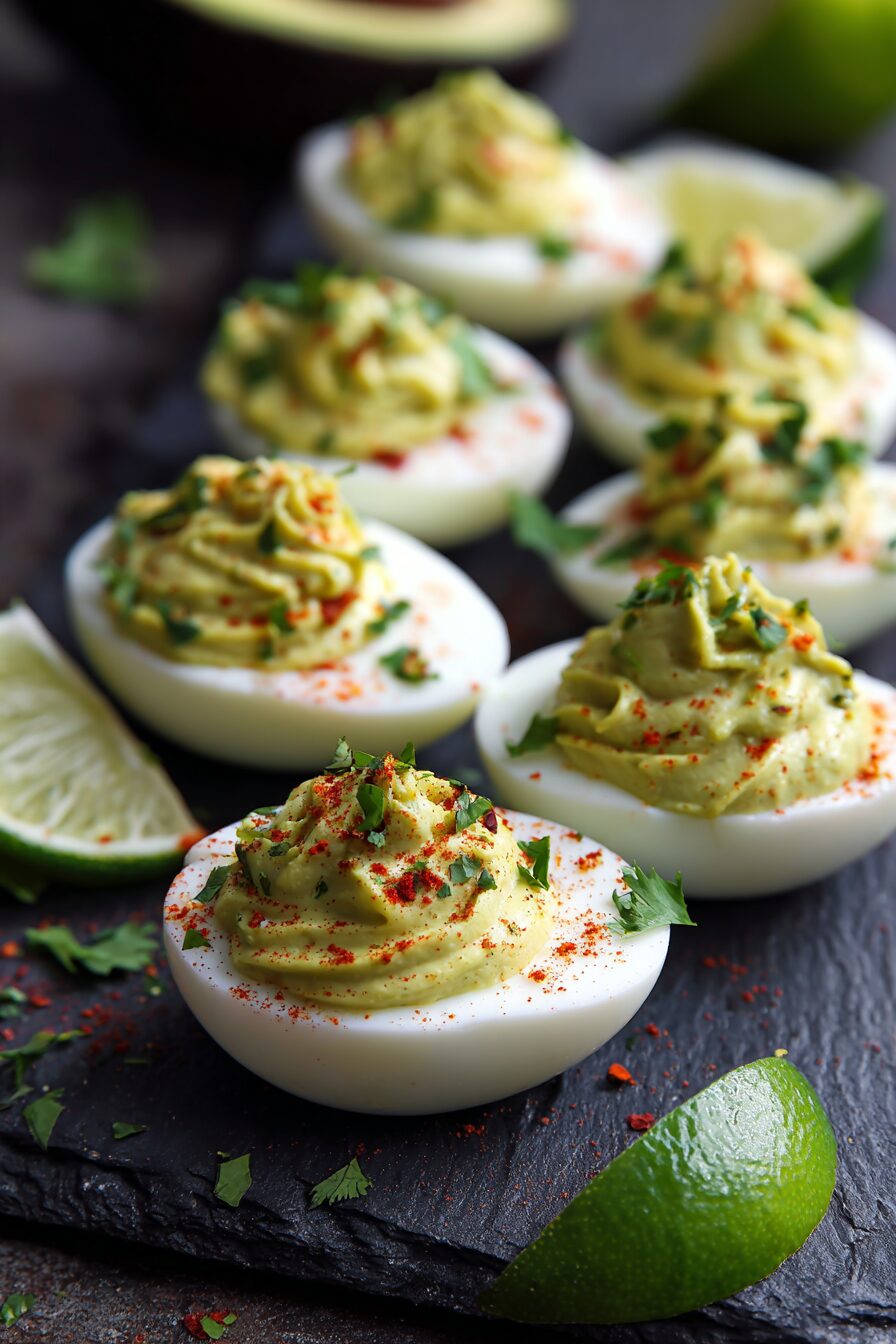 Deviled Eggs With Avocado Recipe – Then and Now Recipes