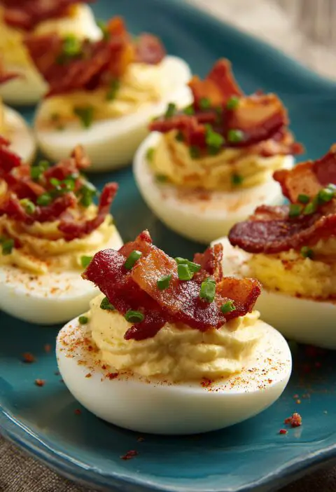 Deviled Eggs With Bacon Recipe