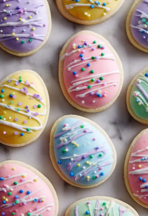 Easter Egg Sugar Cookies Recipe