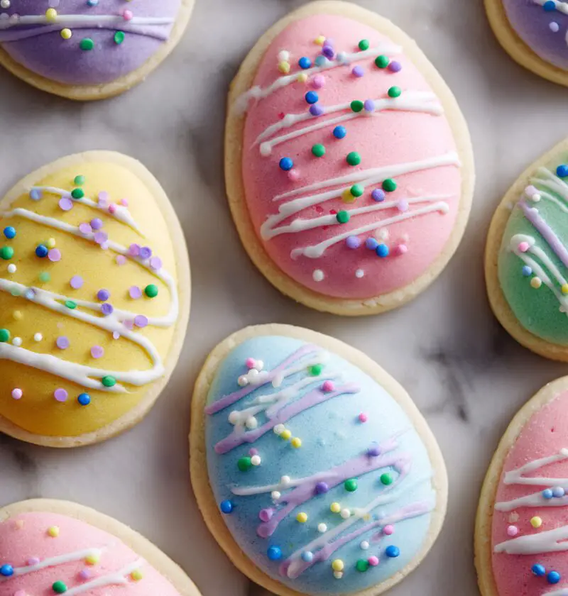 Easter Egg Sugar Cookies Recipe