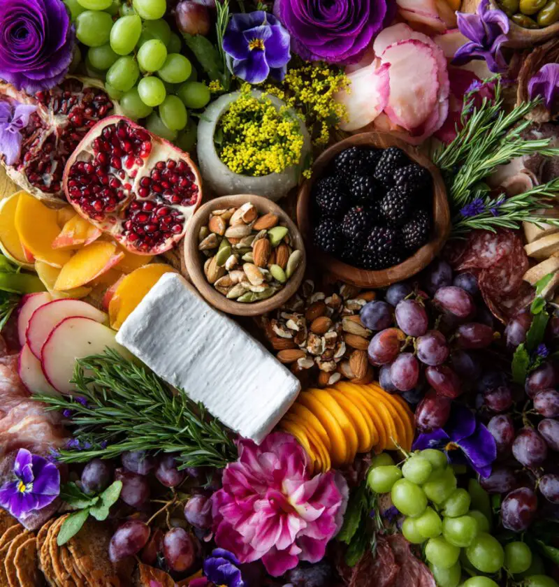 Floral Charcuterie Board Ideas