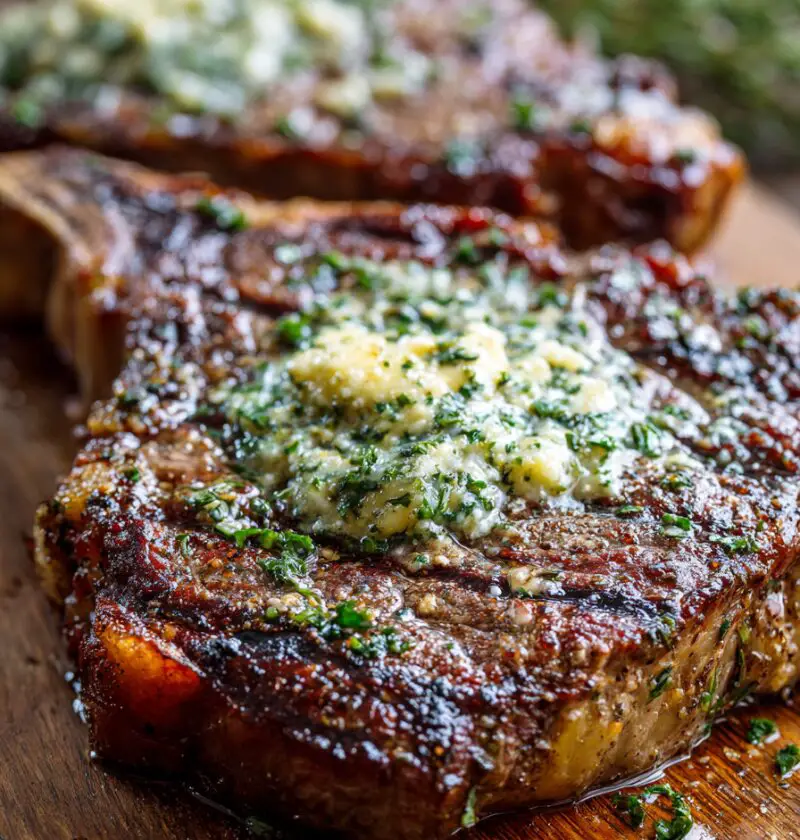 Garlic Butter Grilled Ribeye Recipe